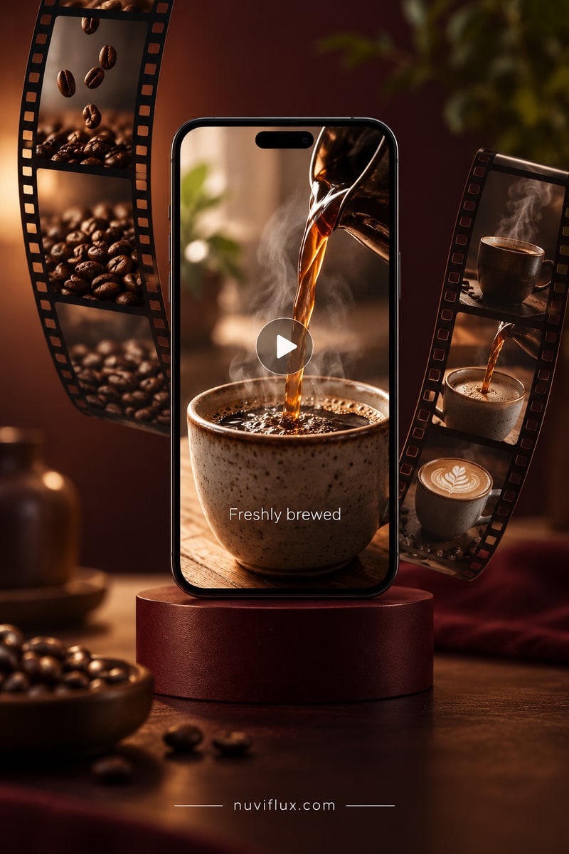 Original portrait concept scene for automate short-form video editing with local ai.