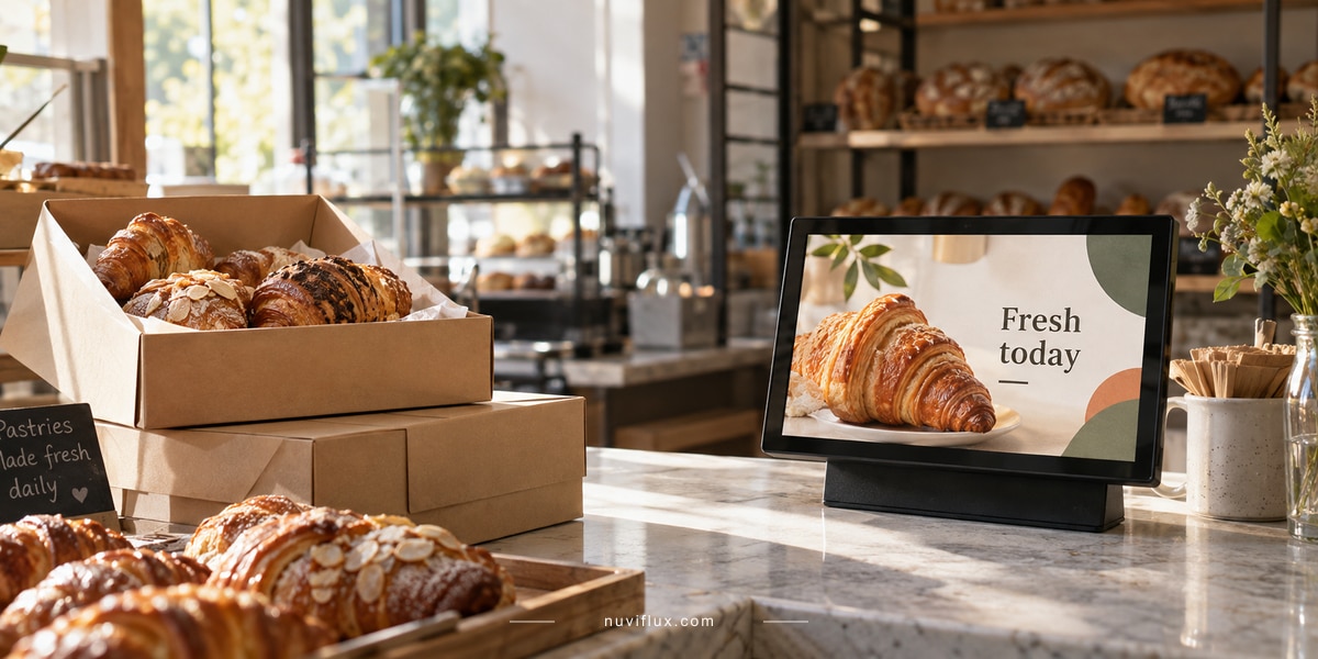 Original wide concept scene for build motion graphics kits for small business ads.